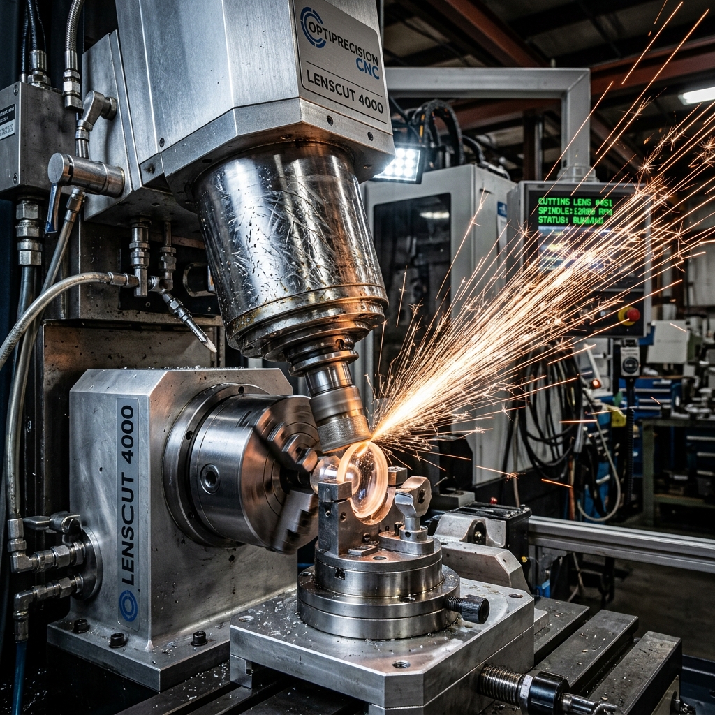 Precision Lens Cutting Machine
